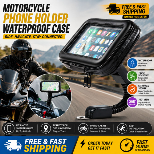 Waterproof motorcycle phone - motorcycle,