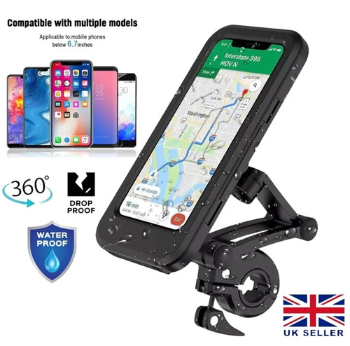 Motorbike phone holder - phone,